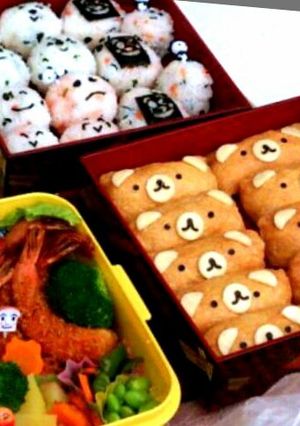 運動会お弁当☆リラックマいなり弁当-レシピのメイン写真