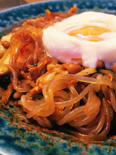 旨辛!ヘルシー納豆キムチしらたき-レシピのメイン写真