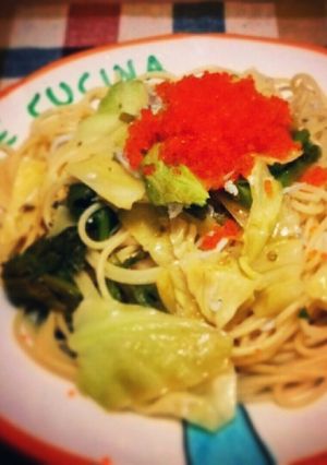 春野菜のアーリオオーリオペペロンチーノ-レシピのメイン写真