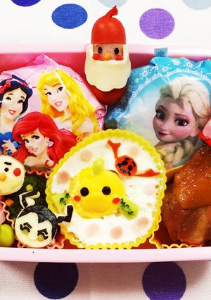 ツムツム おかずでプリンセスの仲間たち-レシピのメイン写真
