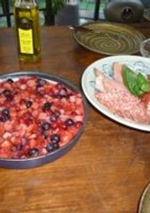 冷凍フルーツを使った簡単ケーキ-レシピのメイン写真