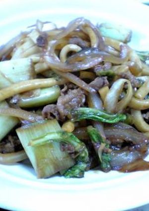 すきやき風焼きうどん-レシピのメイン写真