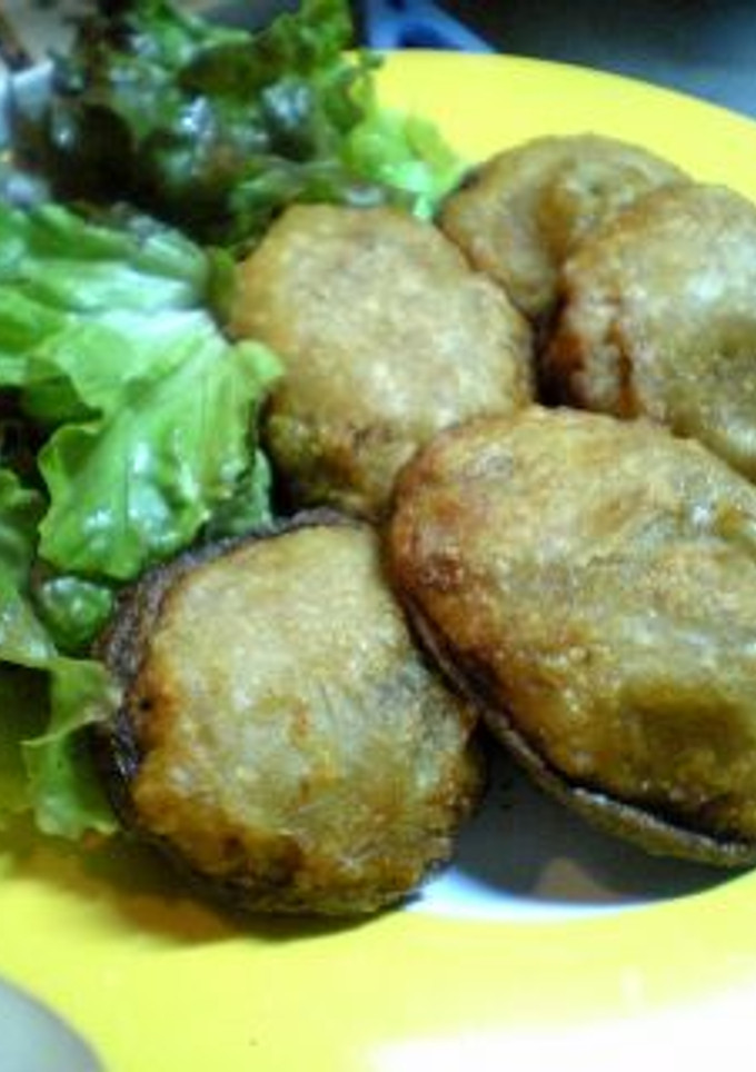 生椎茸と里芋のしんじょ揚げ-レシピのメイン写真