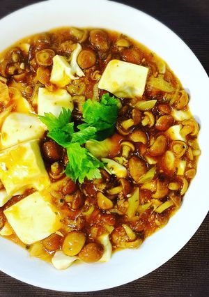 なめこ麻婆豆腐-レシピのメイン写真