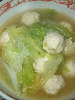 鶏団子と白菜の煮物-レシピのメイン写真