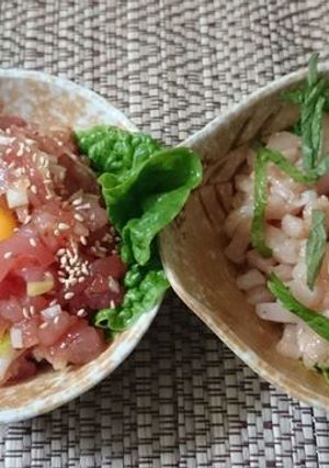 【ぐうたら】まぐろユッケ-レシピのメイン写真