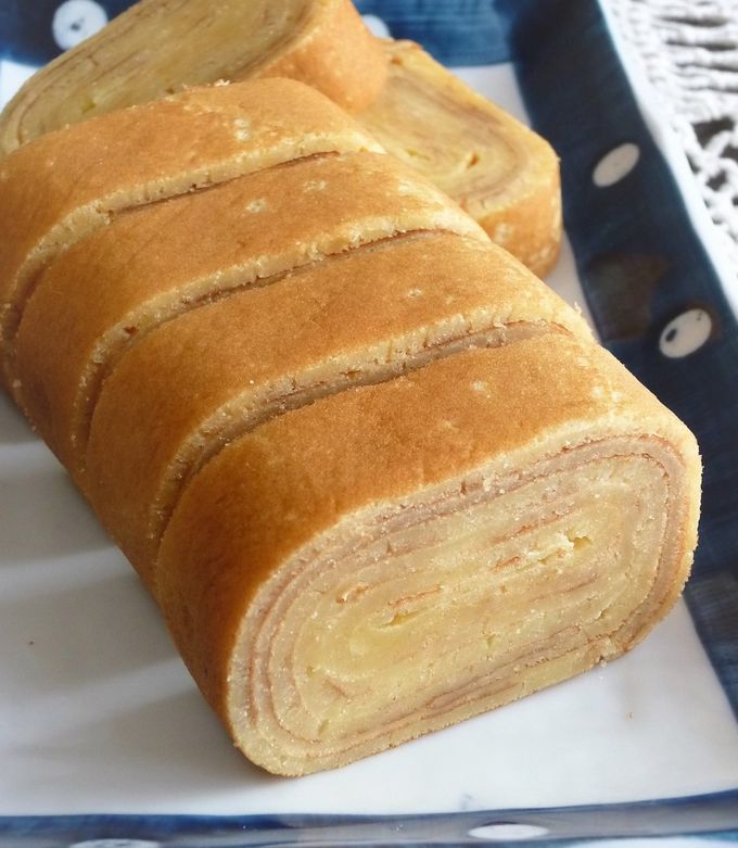 ✿卵焼き？ホットケーキ✿バウムクーヘン風-レシピのメイン写真