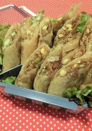 お弁当おつまみに☆焼きそば春巻き-レシピのメイン写真
