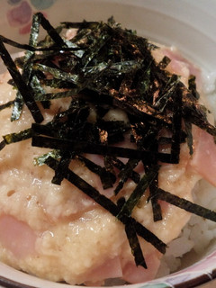 ハム入り♪とろろ飯-レシピのメイン写真