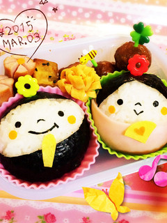 ひな祭り☆キャラ弁-レシピのメイン写真