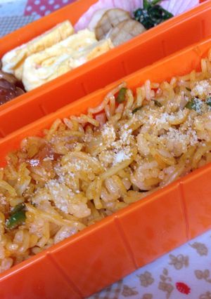ナポリタンそば飯弁当-レシピのメイン写真