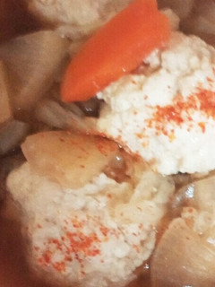 美味しい~o(^o^)o鶏肉だんご汁❤-レシピのメイン写真