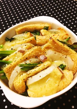 蕪とおあげの簡易グラタン-レシピのメイン写真