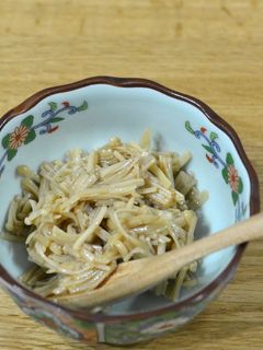 ご飯のお供に!麺つゆで簡単なめたけ-レシピのメイン写真