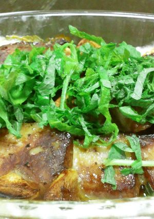 ヅケまぐろのニンニク醤油焼き-レシピのメイン写真