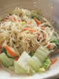 茹でずに簡単そうめんチャンプル