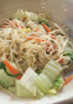 茹でずに簡単そうめんチャンプル-レシピのメイン写真