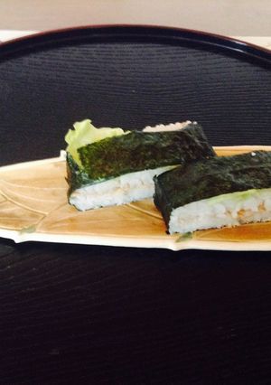 豚の生姜焼きで押し寿司٩( ˘0˘ )۶-レシピのメイン写真