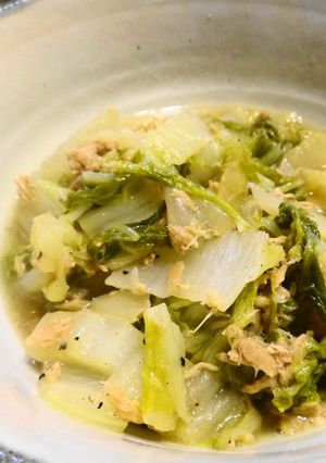 簡単！白菜とツナの煮浸し-レシピのメイン写真