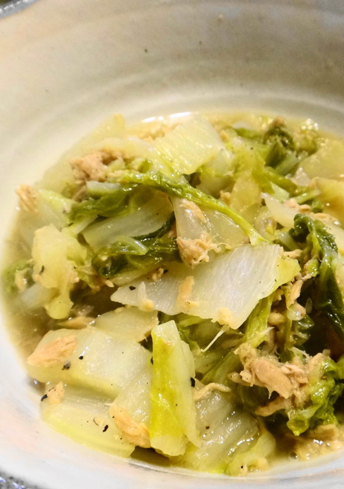 簡単！白菜とツナの煮浸し-レシピのメイン写真