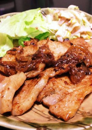 昼仕込！厚切り豚ロースの生姜焼き-レシピのメイン写真