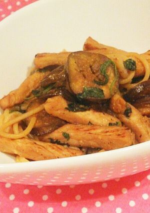 茄子と大葉の和風パスタ!!!-レシピのメイン写真