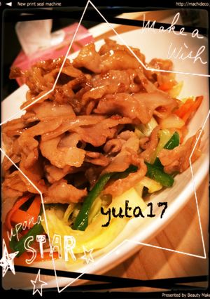 焼肉のタレで豚バラ野菜タワー-レシピのメイン写真