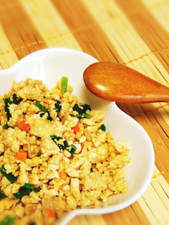 野菜も一緒に♡めんつゆで簡単!炒り豆腐★-レシピのメイン写真