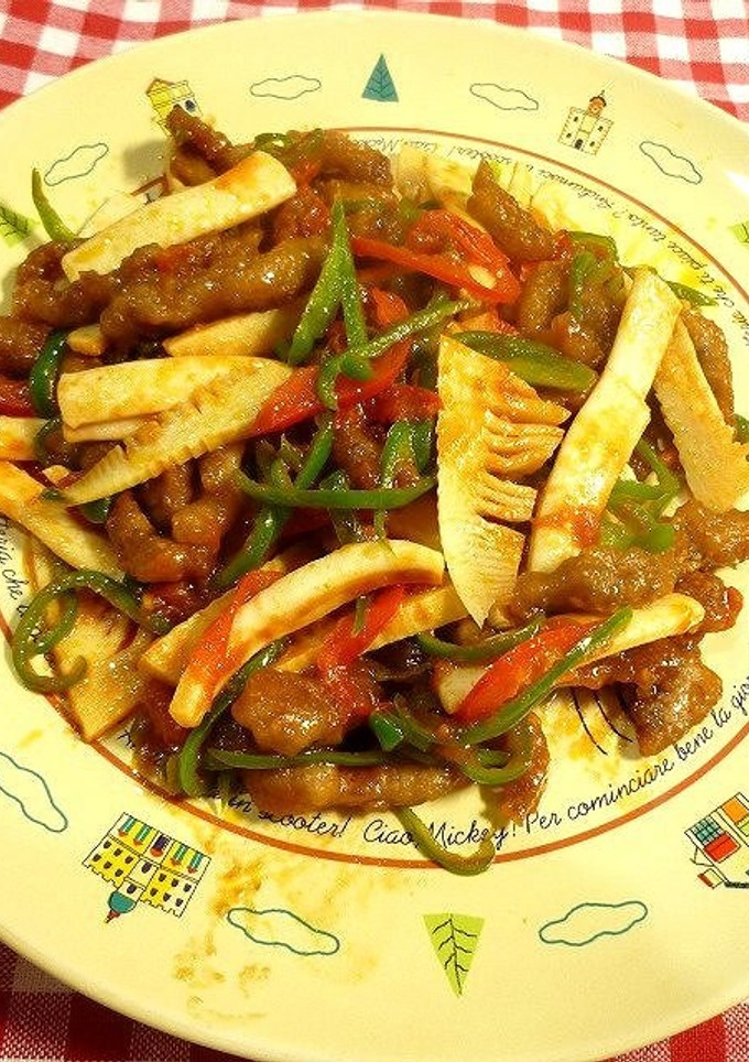 青椒肉絲・・・風トマト炒め！-レシピのメイン写真