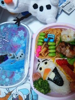 オラフ キャラ弁-レシピのメイン写真