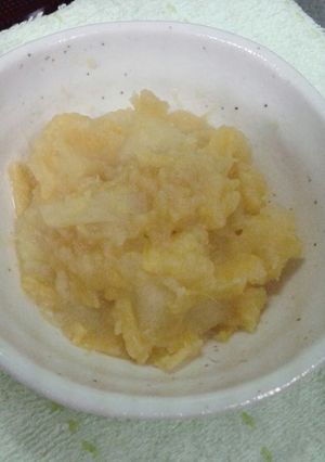 離乳食☆さつまいもとリンゴのジュース煮-レシピのメイン写真