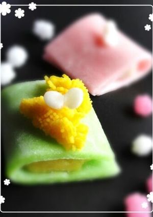 春よ来い♪米粉で和菓子♪-レシピのメイン写真