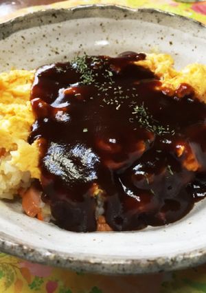 オムライス◎市販のデミソース使用-レシピのメイン写真