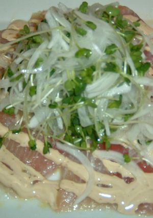 マグロのカルパッチョ-レシピのメイン写真