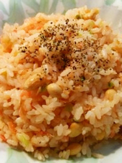 大豆と桜えびのピラフ-レシピのメイン写真
