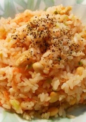 大豆と桜えびのピラフ-レシピのメイン写真