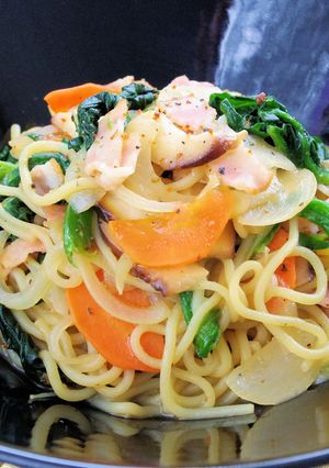 ミリィの野菜たっぷり和風パスタ-レシピのメイン写真