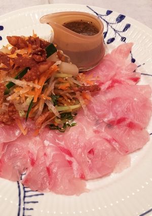 広東風鯛のお刺身サラダ◎-レシピのメイン写真