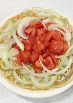 そうめんトマト キャベツオニオンスープ-レシピのメイン写真