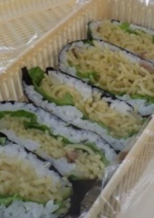 おにぎらず☆焼きそば弁当-レシピのメイン写真