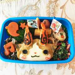 ジバコマキャラ弁-レシピのメイン写真