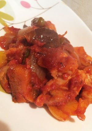 簡単☆チキンのラタトゥイユ煮込み-レシピのメイン写真