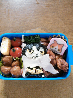 妖怪ウォッチ キャラ弁 ダークニャン-レシピのメイン写真