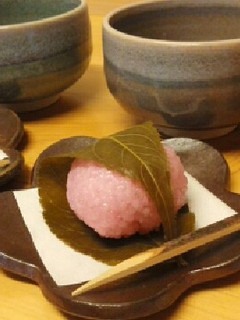レンジで簡単♪桜餅(道明寺)-レシピのメイン写真