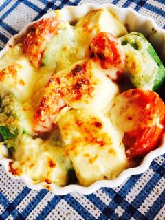 アボカドとトマトのチーズ焼き-レシピのメイン写真