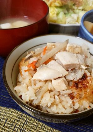 あっさり味＊鶏むね肉の炊き込み御飯-レシピのメイン写真