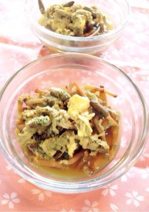 味付け簡単 つくしの卵とじ-レシピのメイン写真