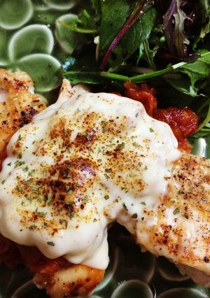鳥むね肉のヘルシートマトソース添え-レシピのメイン写真