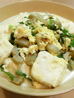 ザーサイにら豆腐-レシピのメイン写真