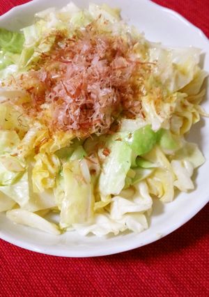 3分でできちゃう♡キャベツの温サラダ-レシピのメイン写真